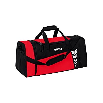 erima Bolsa de Deporte Six Wings, Rojo/Negro, M erima Bolsa de Deporte Six Wings, Rojo/Negro, M