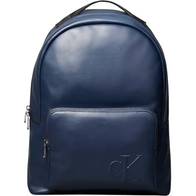 Calvin Bold Ck Mochila redonda para hombre Lv04D3246G, azul, talla única Calvin Bold Ck Mochila redonda para hombre Lv04D3246G, azul, talla única