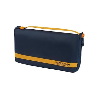 American Tourister Funda para Maleta L, Cubierta de Maleta Plegable, Protección de Maleta de Viaje, 71 x 50 x 30 cm, Azul/Naranja American Tourister Funda para Maleta L, Cubierta de Maleta Plegable, Protección de Maleta de Viaje, 71 x 50 x 30 cm, Azul/Naranja