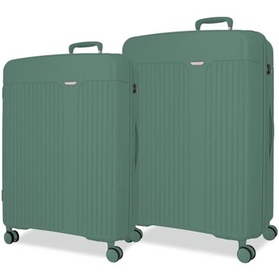 MOVOM Juego de Maletas Verde Oscuro 53x78x31 cm Rígida ABS Cierre TSA Integrado 180L 8,6kg 4 Ruedas Dobles Extensible Equipaje de Mano MOVOM Juego de Maletas Verde Oscuro 53x78x31 cm Rígida ABS Cierre TSA Integrado 180L 8,6kg 4 Ruedas Dobles Extensible Equipaje de Mano