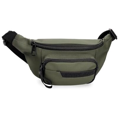 Pepe Jeans Dorking Riñonera Verde 30x13x5 cms Poliéster con Detalles en Piel Sintética by Joumma Bags Pepe Jeans Dorking Riñonera Verde 30x13x5 cms Poliéster con Detalles en Piel Sintética by Joumma Bags