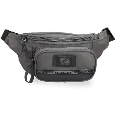 Pepe Jeans Stratford Riñonera Gris 30x13x5 cms Poliéster Pepe Jeans Stratford Riñonera Gris 30x13x5 cms Poliéster