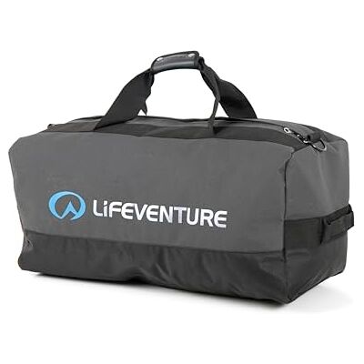 Lifeventure Bolsa de Viaje Expedition Duffle de 100 litros de Capacidad, Material Reforzado con Cremalleras Resistentes Que se Pueden candar; compacta Cuando no se USA Lifeventure Bolsa de Viaje Expedition Duffle de 100 litros de Capacidad, Material Reforzado con Cremalleras Resistentes Que se Pueden candar; compacta Cuando no se USA