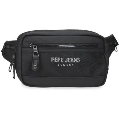 Pepe Jeans Durham Bandolera Pequeña Negro 15x19,5x6 cms Poliéster by Joumma Bags Pepe Jeans Durham Bandolera Pequeña Negro 15x19,5x6 cms Poliéster by Joumma Bags