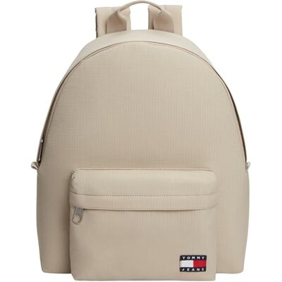 Tommy Jeans TJM Ess Daily Ripstop Mochila para hombre, AM0AM14210, beige (piedra), talla única Tommy Jeans TJM Ess Daily Ripstop Mochila para hombre, AM0AM14210, beige (piedra), talla única