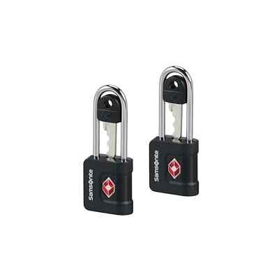 Samsonite TA Revolution – Candado de Llave TSA (Pack de 2), Candado de Equipaje Seguro para Maletas y Bolsas, Negro Samsonite TA Revolution – Candado de Llave TSA (Pack de 2), Candado de Equipaje Seguro para Maletas y Bolsas, Negro