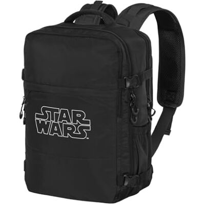 Star Wars Logo-Mochila Mercury Viaje Cabina Avión 40x20x25cm, , Capacidad 20 L Star Wars Logo-Mochila Mercury Viaje Cabina Avión 40x20x25cm, , Capacidad 20 L