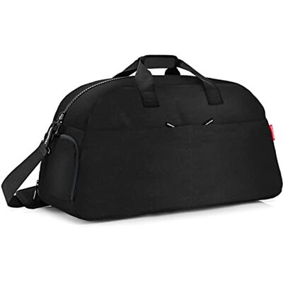 reisenthel overnighter plus twist silver bolsa de viaje/deporte extra grande y elegante, impermeable y funcional con muchos bolsillos interiores y exteriores, Couleur:black reisenthel overnighter plus twist silver bolsa de viaje/deporte extra grande y elegante, impermeable y funcional con muchos bolsillos interiores y exteriores, Couleur:black