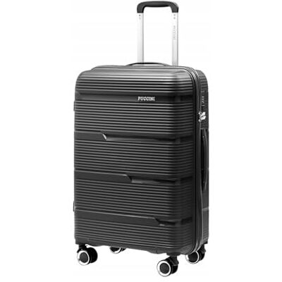 PUCCINI Casablanca Maleta de Equipaje de Mano (M/L/XL) Maleta rígida de Polipropileno con 4 Ruedas giratorias, candado de combinación, Ligero y Resistente, Mango telescópico Estable, Correas de PUCCINI Casablanca Maleta de Equipaje de Mano (M/L/XL) Maleta rígida de Polipropileno con 4 Ruedas giratorias, candado de combinación, Ligero y Resistente, Mango telescópico Estable, Correas de