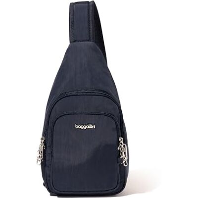 Baggallini Securtex Eslinga antirrobo para excursionistas, Azul marino francés, Talla única Baggallini Securtex Eslinga antirrobo para excursionistas, Azul marino francés, Talla única