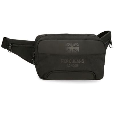 Pepe Jeans Bromley 24 Riñonera Negro 21x12,5x5 cm Poliéster by Joumma Bags Pepe Jeans Bromley 24 Riñonera Negro 21x12,5x5 cm Poliéster by Joumma Bags