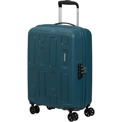 American Tourister Ellipso Equipaje de Mano 55x40x20 cm, Trolley Cabina Rígido, Compatible Ryanair/EasyJet, Ligero, 2.10 KG 32L Verde Azulado (Totally Teal) American Tourister Ellipso Equipaje de Mano 55x40x20 cm, Trolley Cabina Rígido, Compatible Ryanair/EasyJet, Ligero, 2.10 KG 32L Verde Azulado (Totally Teal)