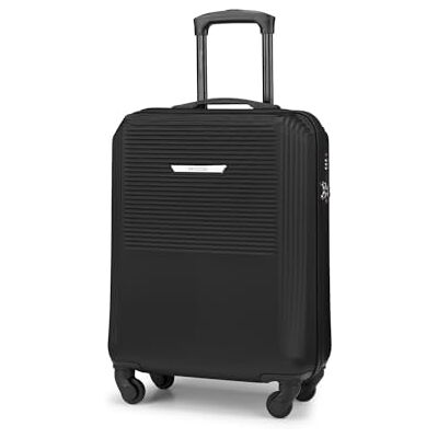PUCCINI Maleta rígida San Diego Maleta de Mano Ligera con 4 Ruedas M-L-XL, Negro, L, Maleta Mediana PUCCINI Maleta rígida San Diego Maleta de Mano Ligera con 4 Ruedas M-L-XL, Negro, L, Maleta Mediana