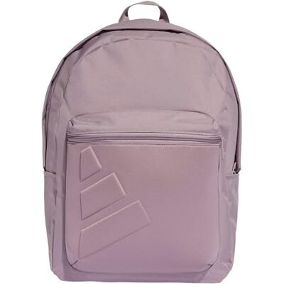Adidas Unisex Adulto ESSENTIALS EMBOSSED LOGO BACKPACK, preloved fig, One size Adidas Unisex Adulto ESSENTIALS EMBOSSED LOGO BACKPACK, preloved fig, One size