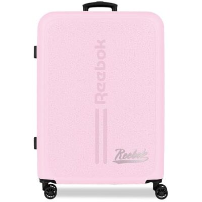Reebok Monroe Maleta Mediana Rosa Claro 46x65x25 cm Rígida ABS Cierre de combinación Integrado 56L 4kg 4 Ruedas Dobles by Joumma Bags Reebok Monroe Maleta Mediana Rosa Claro 46x65x25 cm Rígida ABS Cierre de combinación Integrado 56L 4kg 4 Ruedas Dobles by Joumma Bags
