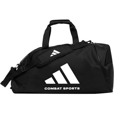 Adidas Unisex – Bolsa de Deporte 2 en 1 para Adultos, Negro/Blanco, Talla S Adidas Unisex – Bolsa de Deporte 2 en 1 para Adultos, Negro/Blanco, Talla S