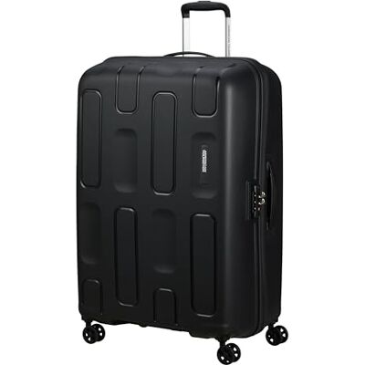 American Tourister Ellipso Maleta Rígida Grande 79 cm, Maleta Ligera con 4 Ruedas, Cerradura TSA, Maleta Facturada 104L 3.80 KG Negro (Black) American Tourister Ellipso Maleta Rígida Grande 79 cm, Maleta Ligera con 4 Ruedas, Cerradura TSA, Maleta Facturada 104L 3.80 KG Negro (Black)