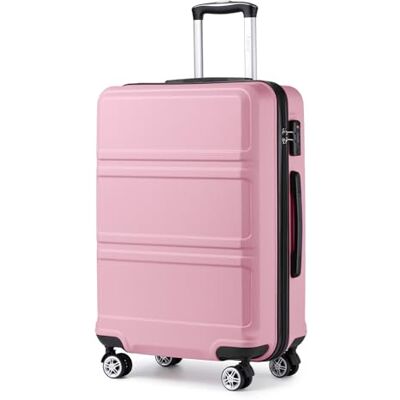 Kono Maleta Cabina 55x40x20, Equipaje de Mano Rígido, Rosa Kono Maleta Cabina 55x40x20, Equipaje de Mano Rígido, Rosa