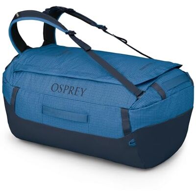Osprey Transporter Bolsa de Viaje Unisex, 65L, Blue Flame/Scoria Blue Osprey Transporter Bolsa de Viaje Unisex, 65L, Blue Flame/Scoria Blue