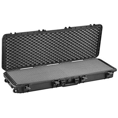 MAX Cases 1100HDS.079 Negro Maleta hermética con Espuma pre-Cortada a cubetas de Alta Densidad Dimensiones internas 1100 x 370 x 140 mm MAX Cases 1100HDS.079 Negro Maleta hermética con Espuma pre-Cortada a cubetas de Alta Densidad Dimensiones internas 1100 x 370 x 140 mm