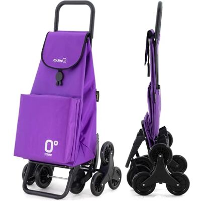 Garmol Carro de la Compra Térmico Plegable 55 litros Bolsillo Térmico Interior de 11 litros Carro de la Compra 8 Ruedas Sube Escaleras de Gran Capacidad Carrito Plegable Color Violeta Garmol Carro de la Compra Térmico Plegable 55 litros Bolsillo Térmico Interior de 11 litros Carro de la Compra 8 Ruedas Sube Escaleras de Gran Capacidad Carrito Plegable Color Violeta