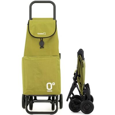 Garmol Carro de la Compra Térmico Plegable 55 Litros Bolsillo Térmico Interior de 11 Litros Carro de la Compra 4 Ruedas Gran Capacidad Abatible Carrito Compra Plegable Color Verde Aguacate Garmol Carro de la Compra Térmico Plegable 55 Litros Bolsillo Térmico Interior de 11 Litros Carro de la Compra 4 Ruedas Gran Capacidad Abatible Carrito Compra Plegable Color Verde Aguacate