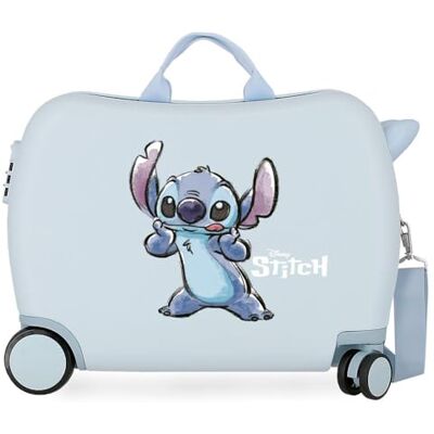 Disney Stitch Naughty Make a Face Maleta Infantil Azul 50x38x20 cms Rígida ABS Cierre de combinación Lateral 34L 1,8 kgs 4 Ruedas Dobles Equipaje Mano Disney Stitch Naughty Make a Face Maleta Infantil Azul 50x38x20 cms Rígida ABS Cierre de combinación Lateral 34L 1,8 kgs 4 Ruedas Dobles Equipaje Mano