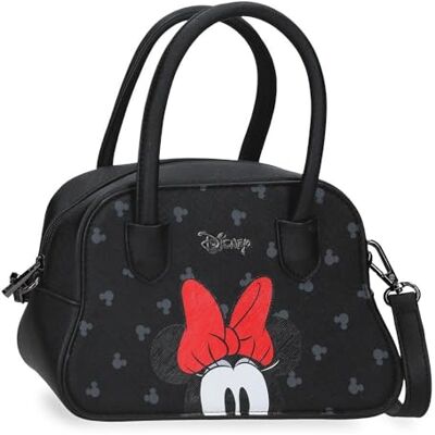 Disney Joumma Bowlogue Minnie Bolso Negro 22,5x14,5x9,8 cm PU y Poliéster Disney Joumma Bowlogue Minnie Bolso Negro 22,5x14,5x9,8 cm PU y Poliéster