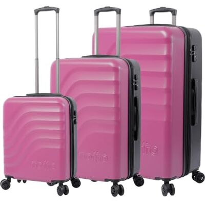 TOTTO Juego de Maletas 3 Piezas, Modelo Bazy+, Incluye Maleta de Cabina, Mediana y Grande, Maletas de Viaje Rígidas, Expandíbles, Resistente a Impactos, Ruedas 360º, Candado TSA, Color Morado TOTTO Juego de Maletas 3 Piezas, Modelo Bazy+, Incluye Maleta de Cabina, Mediana y Grande, Maletas de Viaje Rígidas, Expandíbles, Resistente a Impactos, Ruedas 360º, Candado TSA, Color Morado