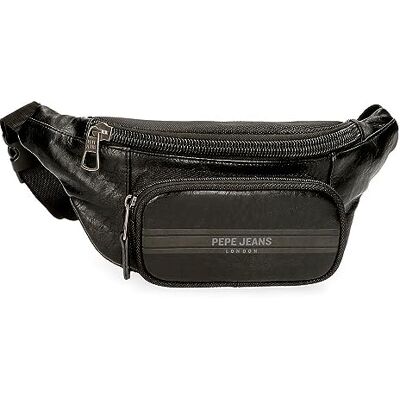 Pepe Jeans Horley Riñonera Negro 30x13x5 cms Poliéster Pepe Jeans Horley Riñonera Negro 30x13x5 cms Poliéster