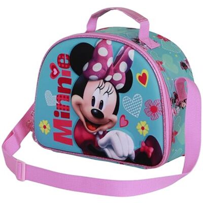 Disney Minnie Mouse Pose-Bolsa Portamerienda 3D, Rosa, 26 x 20 cm Disney Minnie Mouse Pose-Bolsa Portamerienda 3D, Rosa, 26 x 20 cm