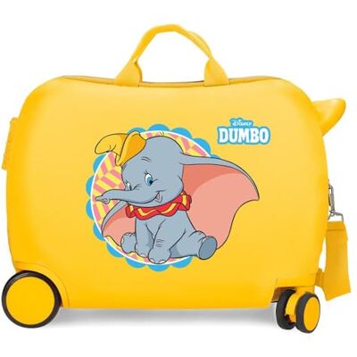 Disney Dumbo Maleta Infantil Amarilla 50x39x20 cms Rígida ABS Cierre de combinación Lateral 34L 1,8 kgs 4 Ruedas Equipaje de Mano Disney Dumbo Maleta Infantil Amarilla 50x39x20 cms Rígida ABS Cierre de combinación Lateral 34L 1,8 kgs 4 Ruedas Equipaje de Mano