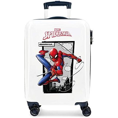 Marvel Spiderman Action, Maleta De Cabina Rígida 55cm Niños, Azul (Blue), 37x55x20 Cms Marvel Spiderman Action, Maleta De Cabina Rígida 55cm Niños, Azul (Blue), 37x55x20 Cms