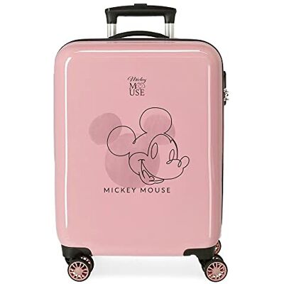 Disney Mickey Outline Maleta de Cabina Rosa 38x55x20 cms Rígida ABS Cierre de combinación Lateral 34L 2 kgs 4 Ruedas Dobles Equipaje de Mano Disney Mickey Outline Maleta de Cabina Rosa 38x55x20 cms Rígida ABS Cierre de combinación Lateral 34L 2 kgs 4 Ruedas Dobles Equipaje de Mano
