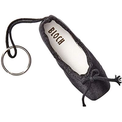 Bloch Unisex Mini Pointe zapatos clave cadena, Negro Bloch Unisex Mini Pointe zapatos clave cadena, Negro