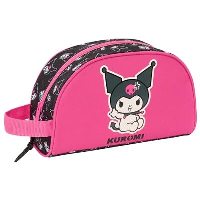 Safta Kuromi Neceser Grande Niño, Neceser Infantil, Adaptable a Carro, Ideal para Niños de 5 a 14 Años, Cómodo y Versátil, Calidad y Resistencia, 26x16x9 cm Safta Kuromi Neceser Grande Niño, Neceser Infantil, Adaptable a Carro, Ideal para Niños de 5 a 14 Años, Cómodo y Versátil, Calidad y Resistencia, 26x16x9 cm