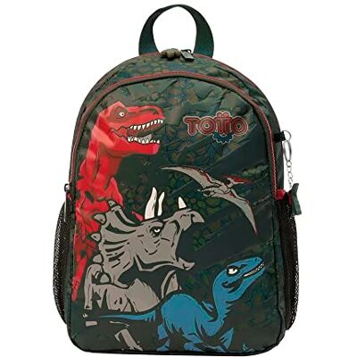 TOTTO MORRAL T-Rex S Mochila, Juventud Unisex, Multicolor (Multicolor), Talla Única TOTTO MORRAL T-Rex S Mochila, Juventud Unisex, Multicolor (Multicolor), Talla Única