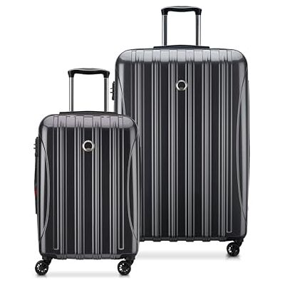 DELSEY Paris Helium Aero Maleta rígida expandible con Ruedas giratorias, Titanio, 2-Piece Set (21/29) DELSEY Paris Helium Aero Maleta rígida expandible con Ruedas giratorias, Titanio, 2-Piece Set (21/29)