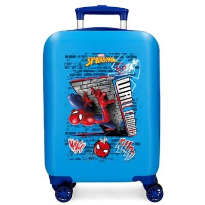Marvel Joumma Spiderman Wall Crawler Maleta de Cabina Azulon 33x50x20 cm Rígida ABS Cierre de combinación Lateral 28,4L 2,3kg 4 Ruedas Dobles Marvel Joumma Spiderman Wall Crawler Maleta de Cabina Azulon 33x50x20 cm Rígida ABS Cierre de combinación Lateral 28,4L 2,3kg 4 Ruedas Dobles