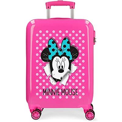 Disney Minnie Sunny Day Maleta de Cabina Rosa 37x55x20 cms Rígida ABS Cierre combinación 34L 2,6Kgs 4 Ruedas Dobles Equipaje de Mano Disney Minnie Sunny Day Maleta de Cabina Rosa 37x55x20 cms Rígida ABS Cierre combinación 34L 2,6Kgs 4 Ruedas Dobles Equipaje de Mano