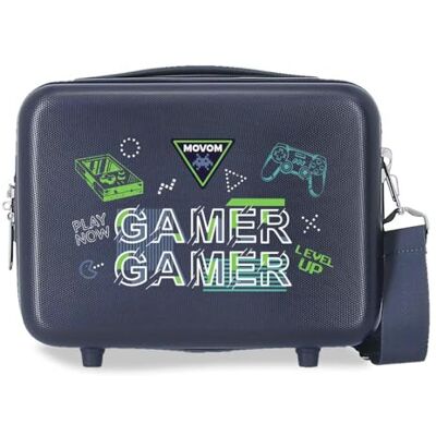 MOVOM Game Over Nececer Adaptable Azul 29x21x15 cms Rígido ABS 9,14L 0,8 kgs MOVOM Game Over Nececer Adaptable Azul 29x21x15 cms Rígido ABS 9,14L 0,8 kgs