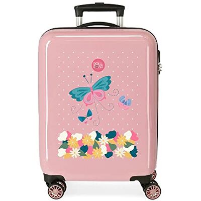 ROLL ROAD Precious Flower Maleta de cabina Rosa 38x55x20 cms Rígida ABS Cierre de combinación lateral 34L 2 kgs 4 Ruedas dobles Equipaje de Mano ROLL ROAD Precious Flower Maleta de cabina Rosa 38x55x20 cms Rígida ABS Cierre de combinación lateral 34L 2 kgs 4 Ruedas dobles Equipaje de Mano