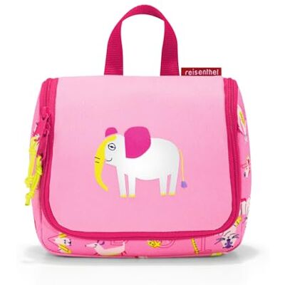 reisenthel Toiletbag S Kids, Bolsa de aseo para Unisex-Niños, Rosa (Abc Friends Pink), 18.5 x 16 x 7 cm reisenthel Toiletbag S Kids, Bolsa de aseo para Unisex-Niños, Rosa (Abc Friends Pink), 18.5 x 16 x 7 cm