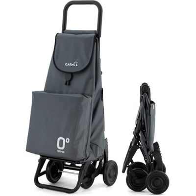 Garmol Carro de la Compra Térmico Plegable 55 Litros Bolsillo Térmico Interior de 11 Litros Carro de la Compra 4 Ruedas Gran Capacidad Abatible Carrito Compra Plegable Color Gris Garmol Carro de la Compra Térmico Plegable 55 Litros Bolsillo Térmico Interior de 11 Litros Carro de la Compra 4 Ruedas Gran Capacidad Abatible Carrito Compra Plegable Color Gris