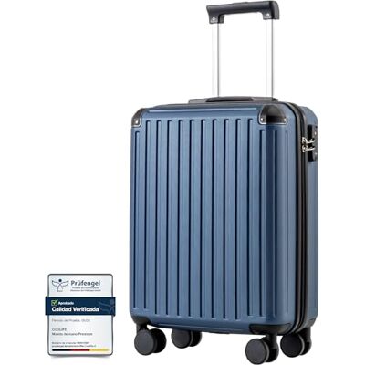 COOLIFE Maleta Cabina 55x40x20 EasyJet Ryanair Equipaje de Mano Rígida ABS PC, Cerradura TSA, 4 ruedas gemelas 360°, ligera, resistente, trolley – Ideal para priority, viajes de negocios & escapadas COOLIFE Maleta Cabina 55x40x20 EasyJet Ryanair Equipaje de Mano Rígida ABS PC, Cerradura TSA, 4 ruedas gemelas 360°, ligera, resistente, trolley – Ideal para priority, viajes de negocios & escapadas