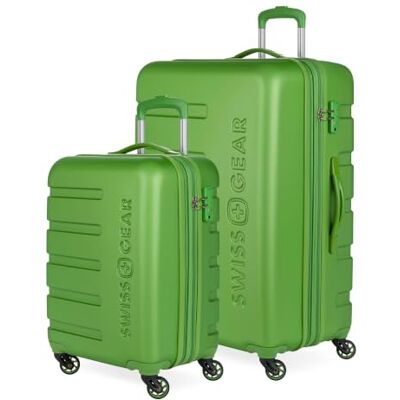 SwissGear 7366 Hardside Equipaje expandible con Ruedas giratorias, Green, 2-Piece Set (19/27), Equipaje Extensible rígido con Ruedas giratorias SwissGear 7366 Hardside Equipaje expandible con Ruedas giratorias, Green, 2-Piece Set (19/27), Equipaje Extensible rígido con Ruedas giratorias