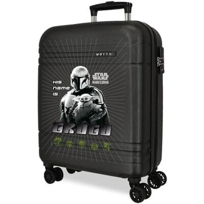 Disney Joumma Star Wars His Name Is Grogu Maleta de Cabina Negro 40x55x20 cm Rígida ABS Cierre TSA 37L 2,8kg 4 Ruedas Dobles Disney Joumma Star Wars His Name Is Grogu Maleta de Cabina Negro 40x55x20 cm Rígida ABS Cierre TSA 37L 2,8kg 4 Ruedas Dobles