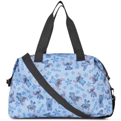 Disney Bolsa de Lona con diseño de Mickey Mouse Friends All Over Print Weekender Travel, Puntada Azul Disney Bolsa de Lona con diseño de Mickey Mouse Friends All Over Print Weekender Travel, Puntada Azul