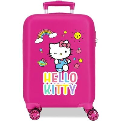 Hello Kitty You Are Cute Maleta de Cabina Rosa 33x50x20 cms Rígida ABS Cierre de combinación Lateral 28,4L 2 kgs 4 Ruedas Dobles Equipaje Mano Hello Kitty You Are Cute Maleta de Cabina Rosa 33x50x20 cms Rígida ABS Cierre de combinación Lateral 28,4L 2 kgs 4 Ruedas Dobles Equipaje Mano
