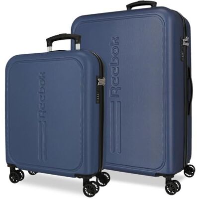 Reebok Valley Juego de Maletas Azul 55/65 cms Rígido ABS 93 L 5,65 kgs Equipaje de Mano Reebok Valley Juego de Maletas Azul 55/65 cms Rígido ABS 93 L 5,65 kgs Equipaje de Mano
